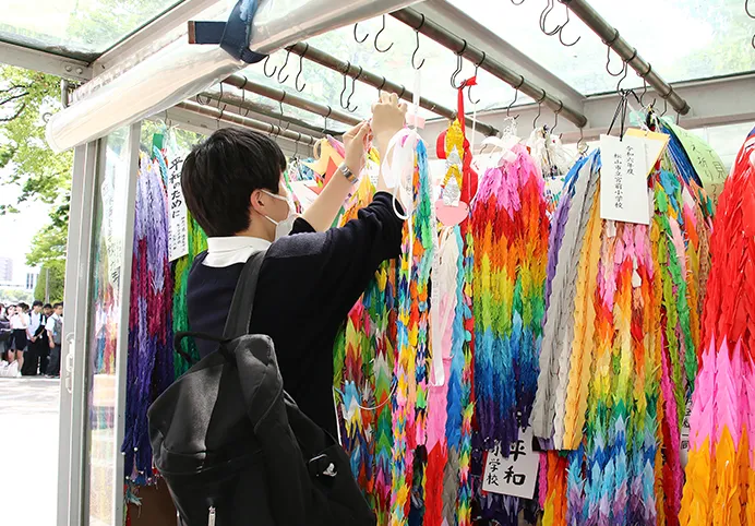 学校行事2: 広島体験学習の様子