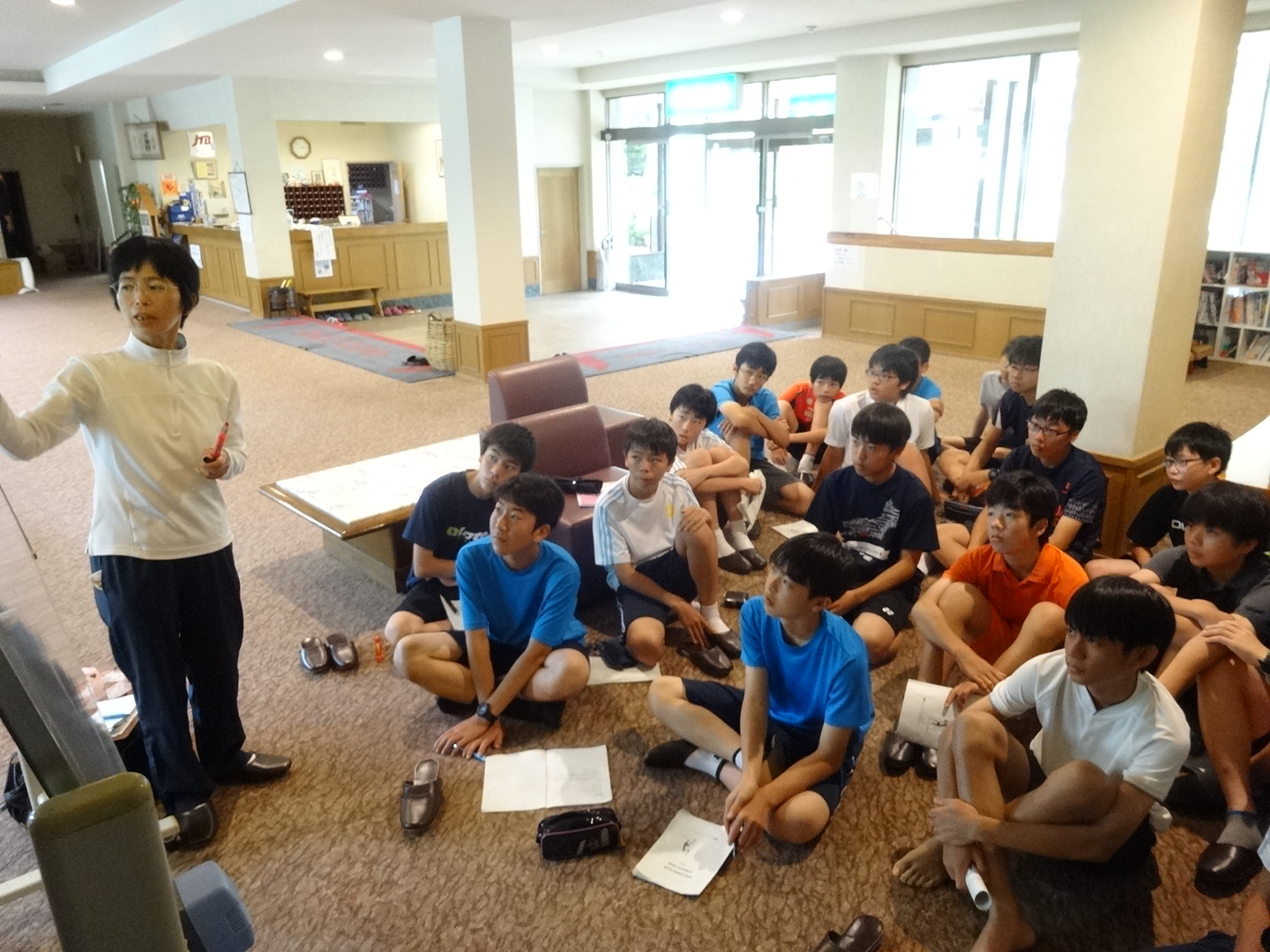 2年男子対象ルール講習会