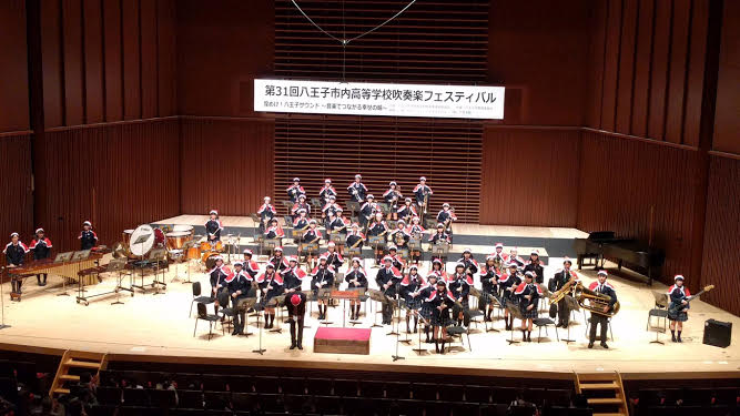 演奏が終了したところです。