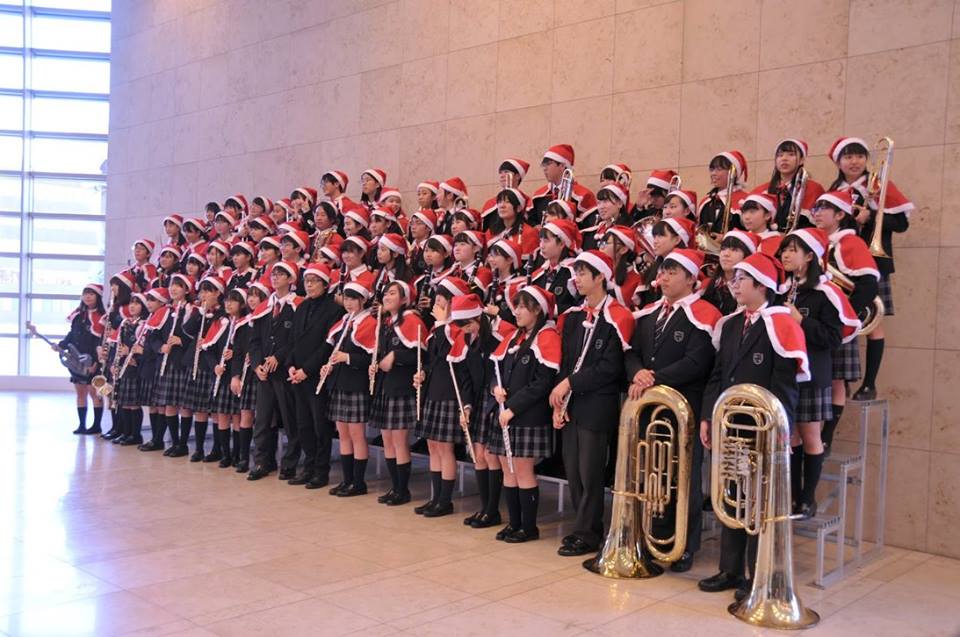 演奏後の集合写真です。