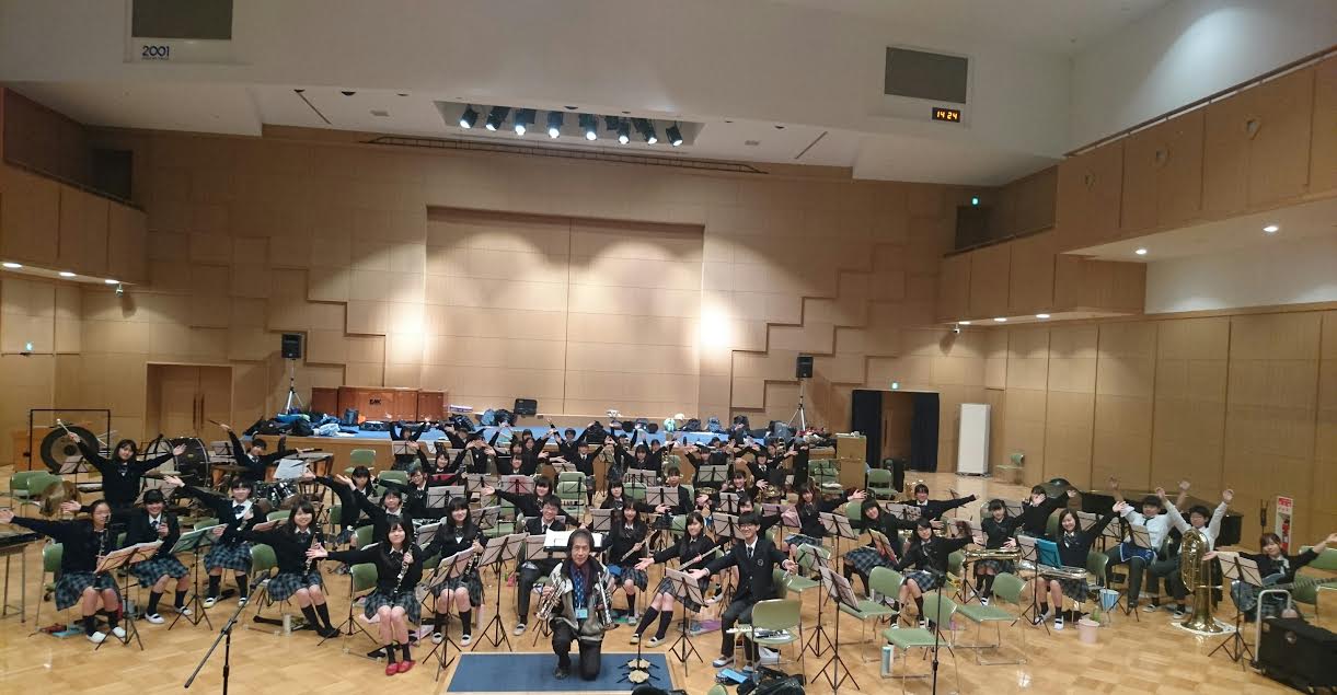 リハーサル中です。