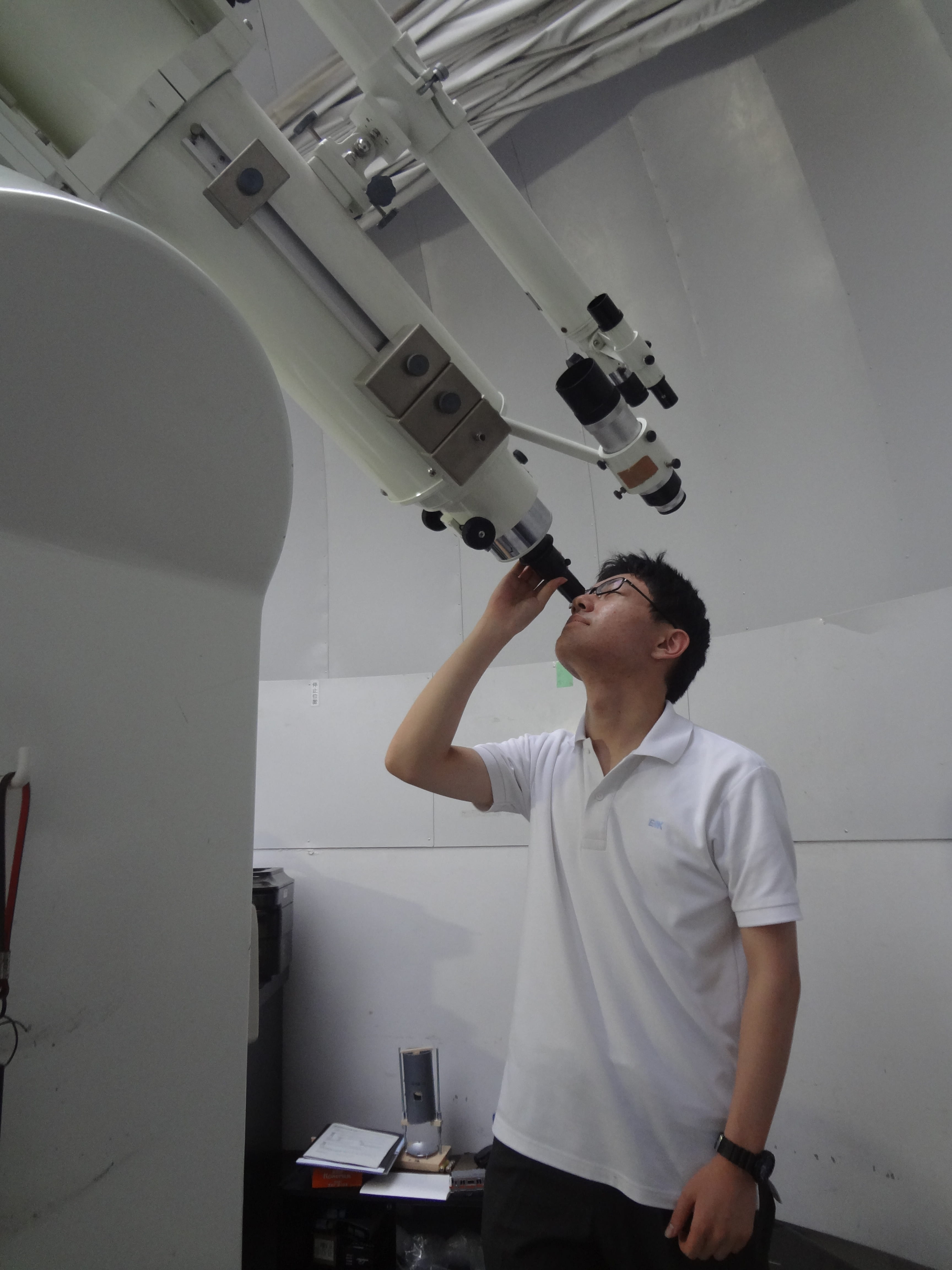 星が見えるか観測中