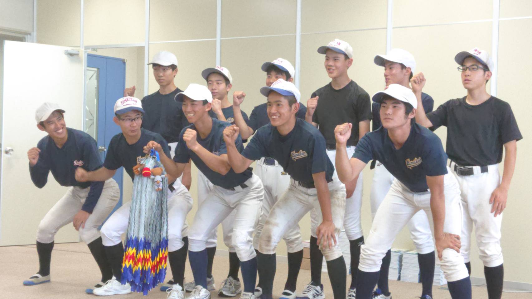 鶴贈呈式の様子