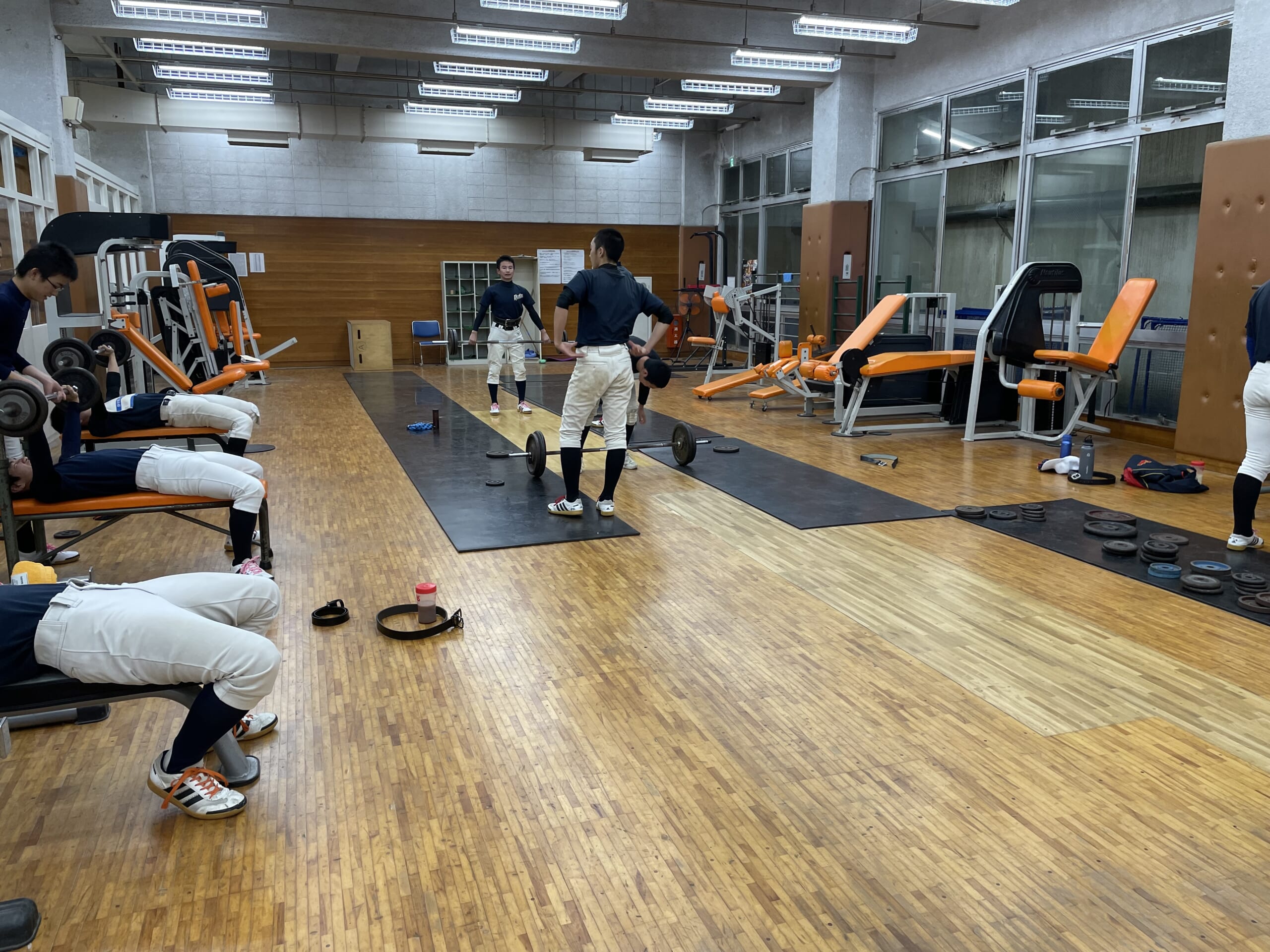 ウエイトトレーニングの様子