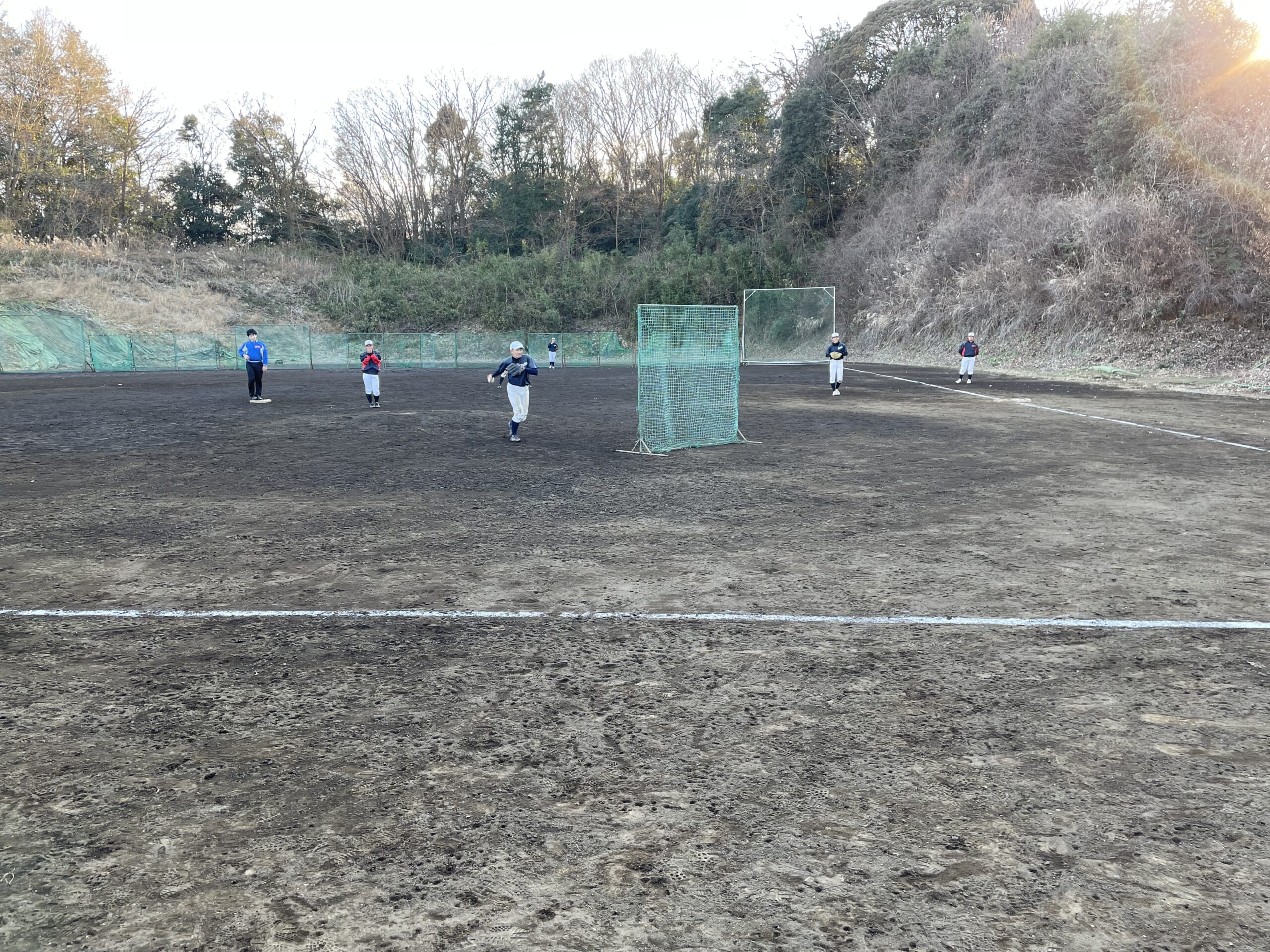年末のOBとの交流会