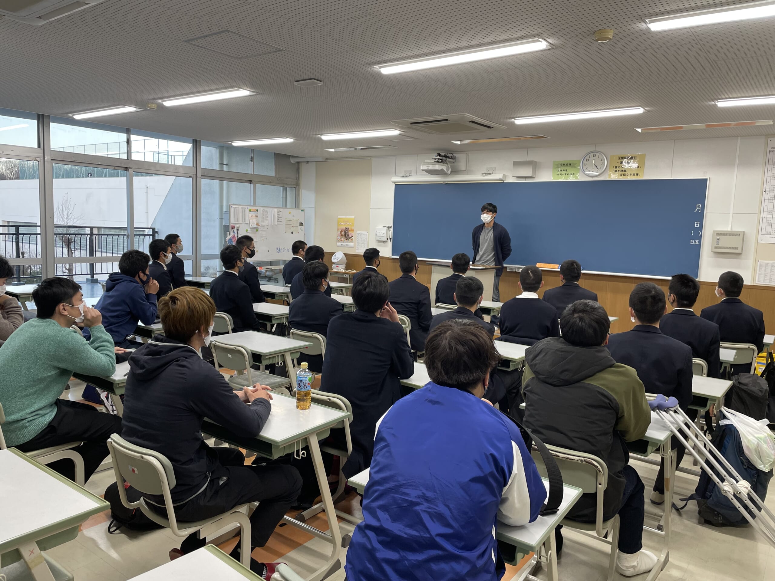 年末のOBとの交流会