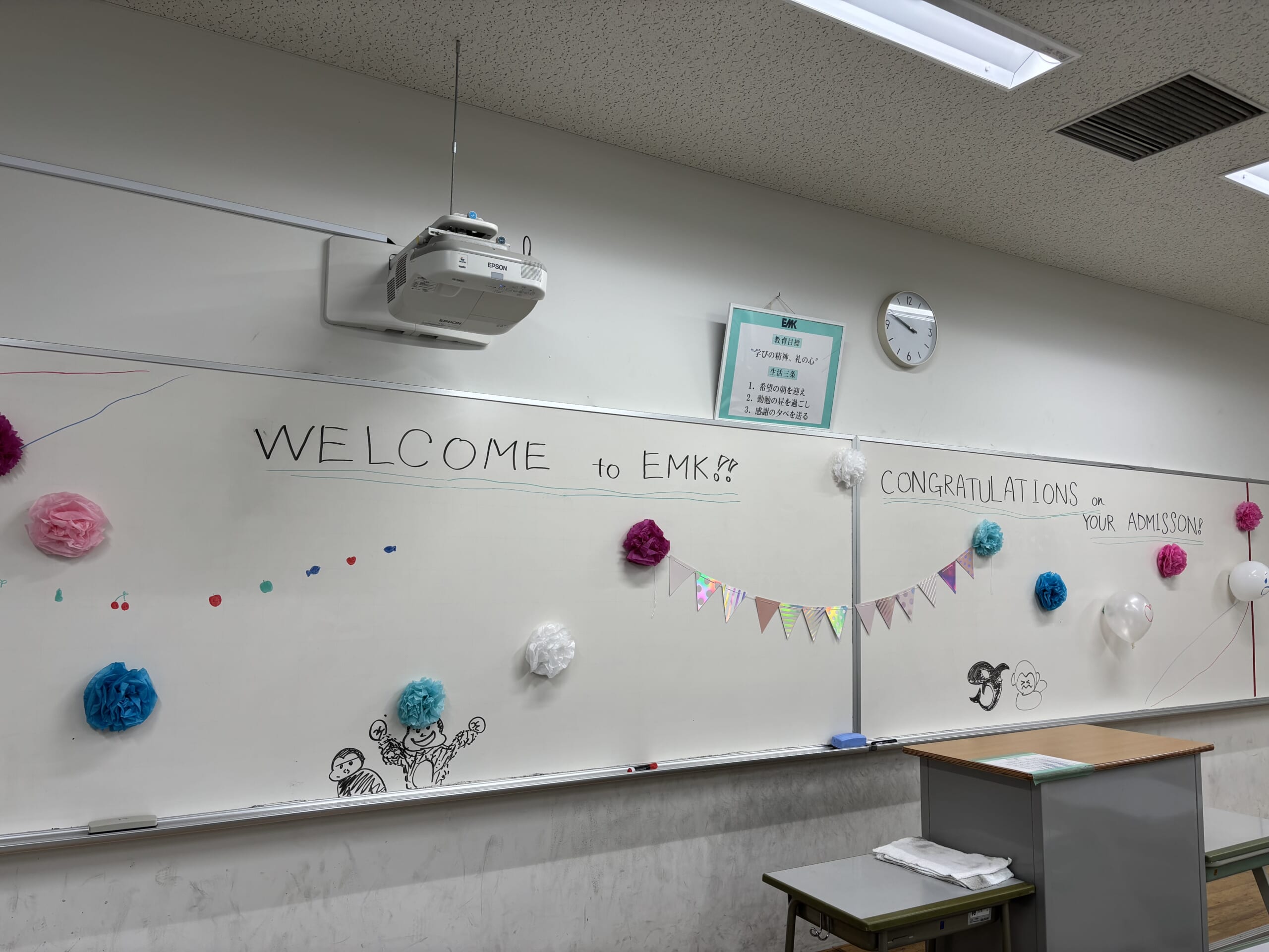 1-D（在校生飾付）