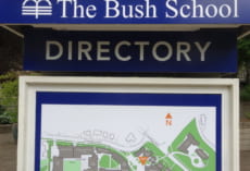 THe Bush Schoolの全体地図です。